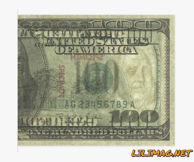تشخیص دلار تقلبی سبز با تصویر واترمارک