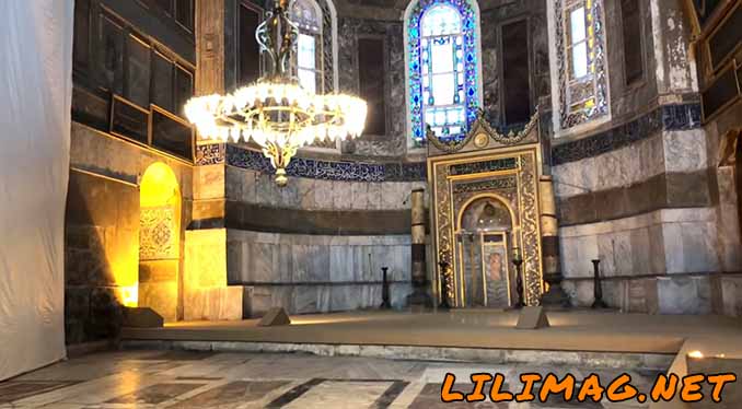 محراب مسجد ایا صوفیه استانبول