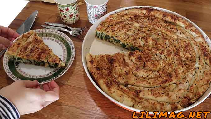 طرز تهیه بورک اسفناج و پنیر ترکیه